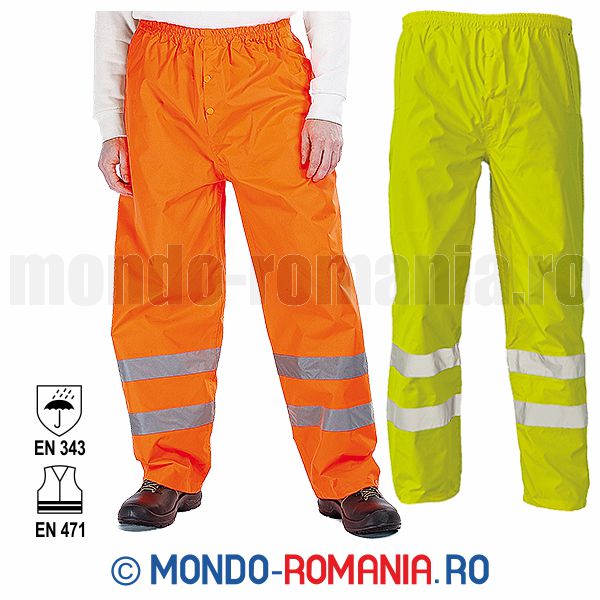 Echipamente Protectia Muncii - Pantaloni impermeabili, reflectorizanti